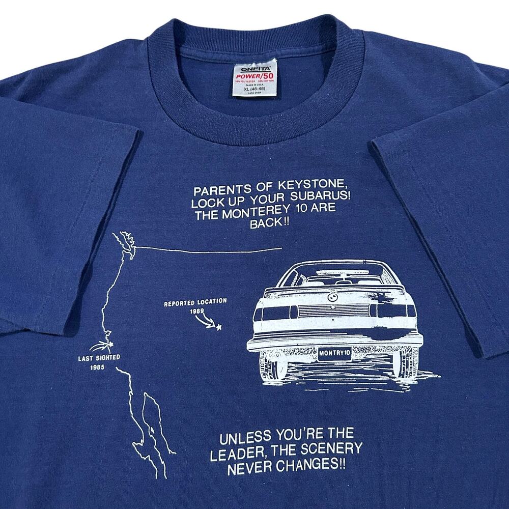 Vintage 80s BMW Monterray 10 T-Shirt Men’s XL USA Single Stitch Car Tee